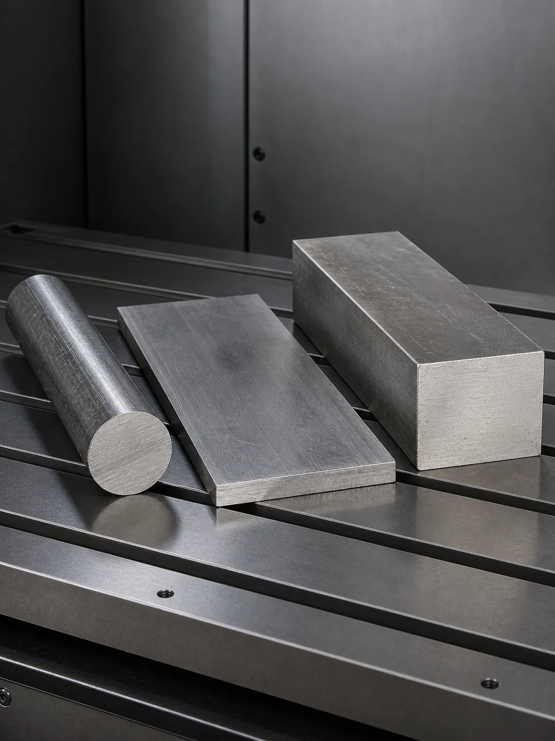 Bar, plate and billet stock ready for machining